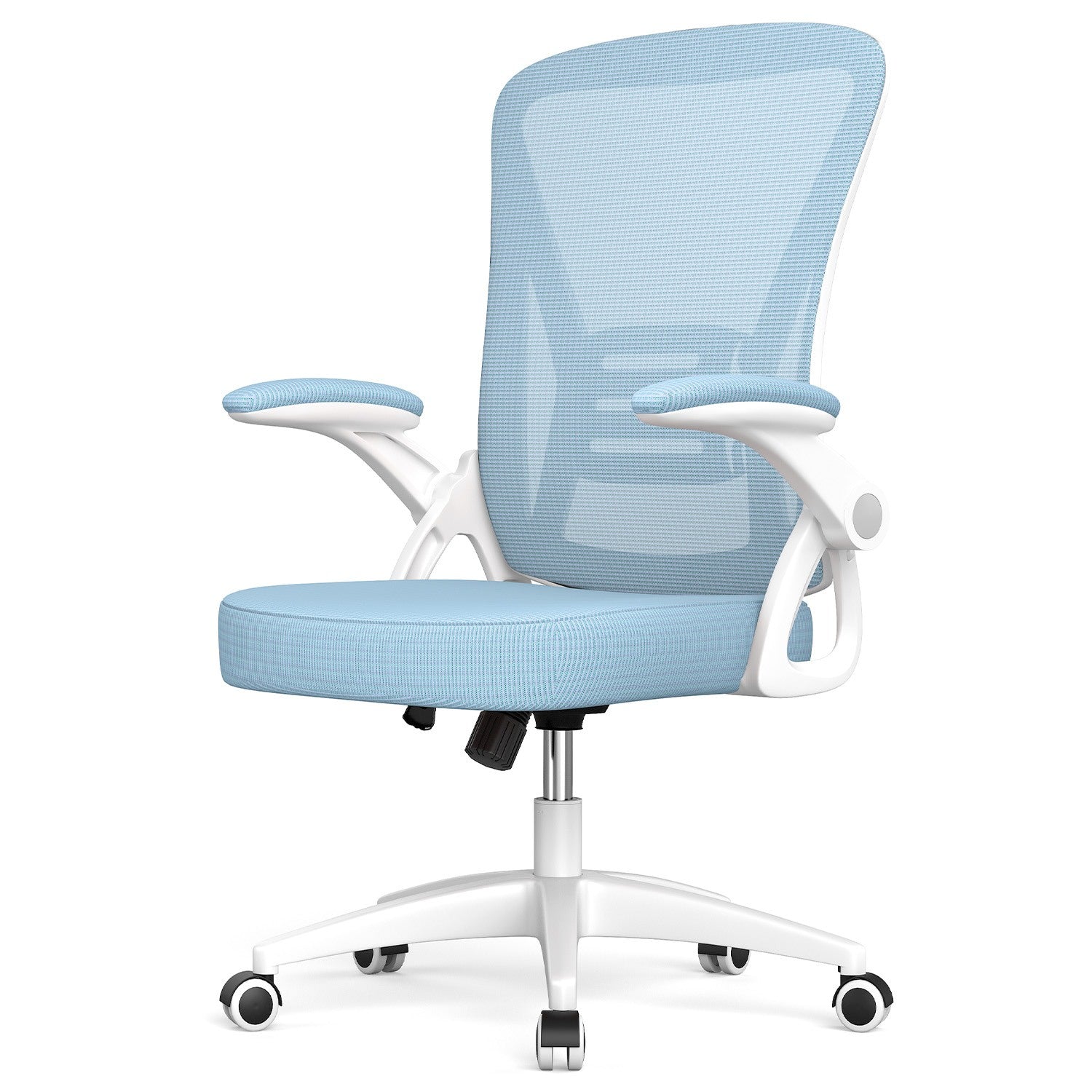 Office Chair Ergonomic Desk Chair with 90° Flip-up Armrest, Height Adjustable Office Desk Chair