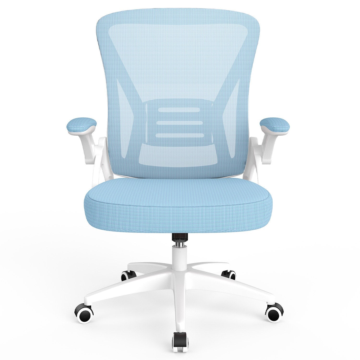 Office Chair Ergonomic Desk Chair with 90° Flip-up Armrest, Height Adjustable Office Desk Chair