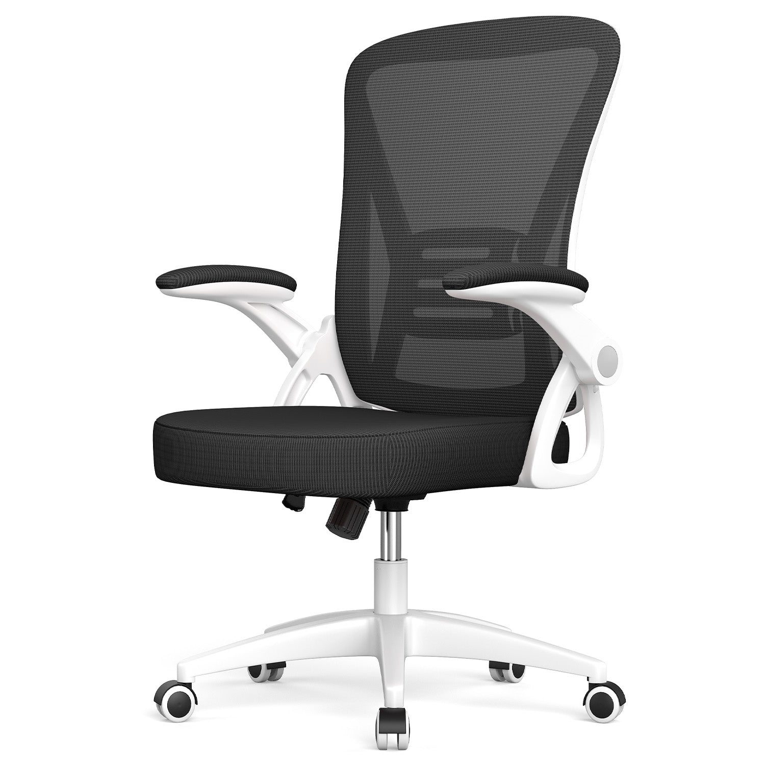 Office Chair Ergonomic Desk Chair with 90° Flip-up Armrest, Height Adjustable Office Desk Chair