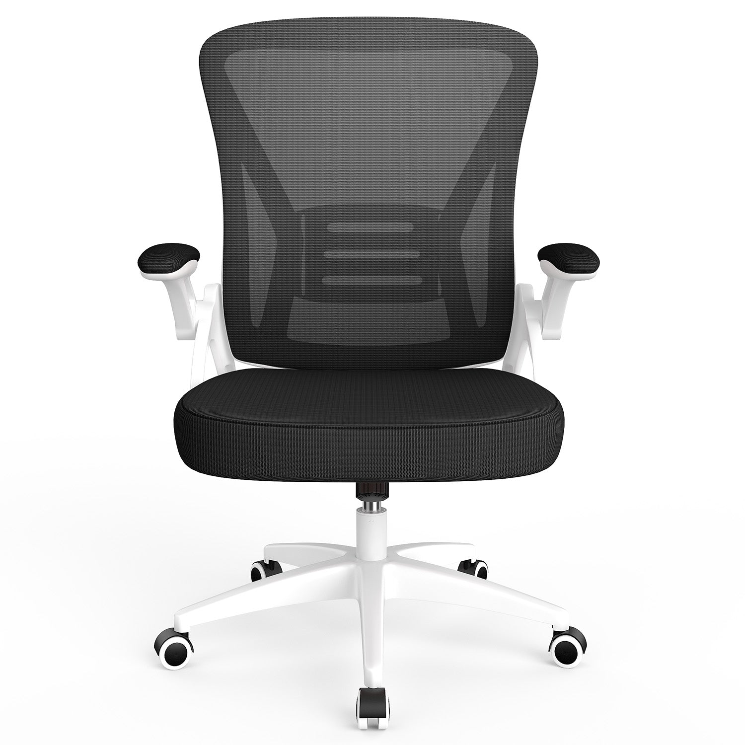 Office Chair Ergonomic Desk Chair with 90° Flip-up Armrest, Height Adjustable Office Desk Chair