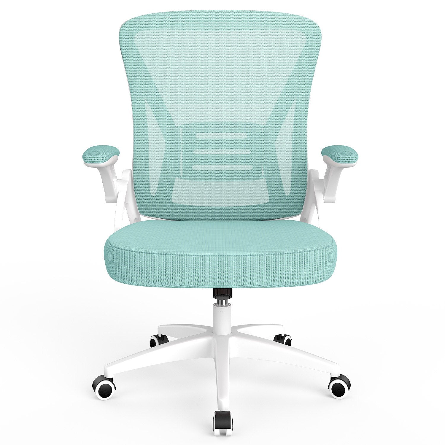 Office Chair Ergonomic Desk Chair with 90° Flip-up Armrest, Height Adjustable Office Desk Chair