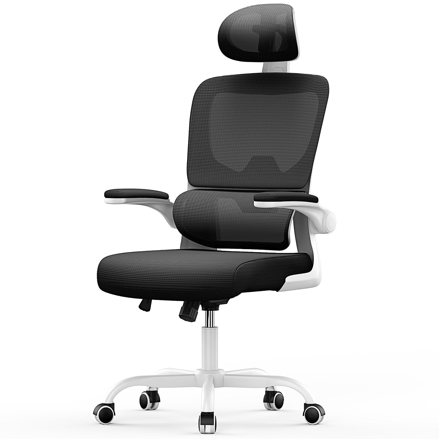 Office Chair Ergonomic Desk Chair, Executive Swivel Computer Chair with Padded Seat Cushion for Home/Office, Max Load 150kg