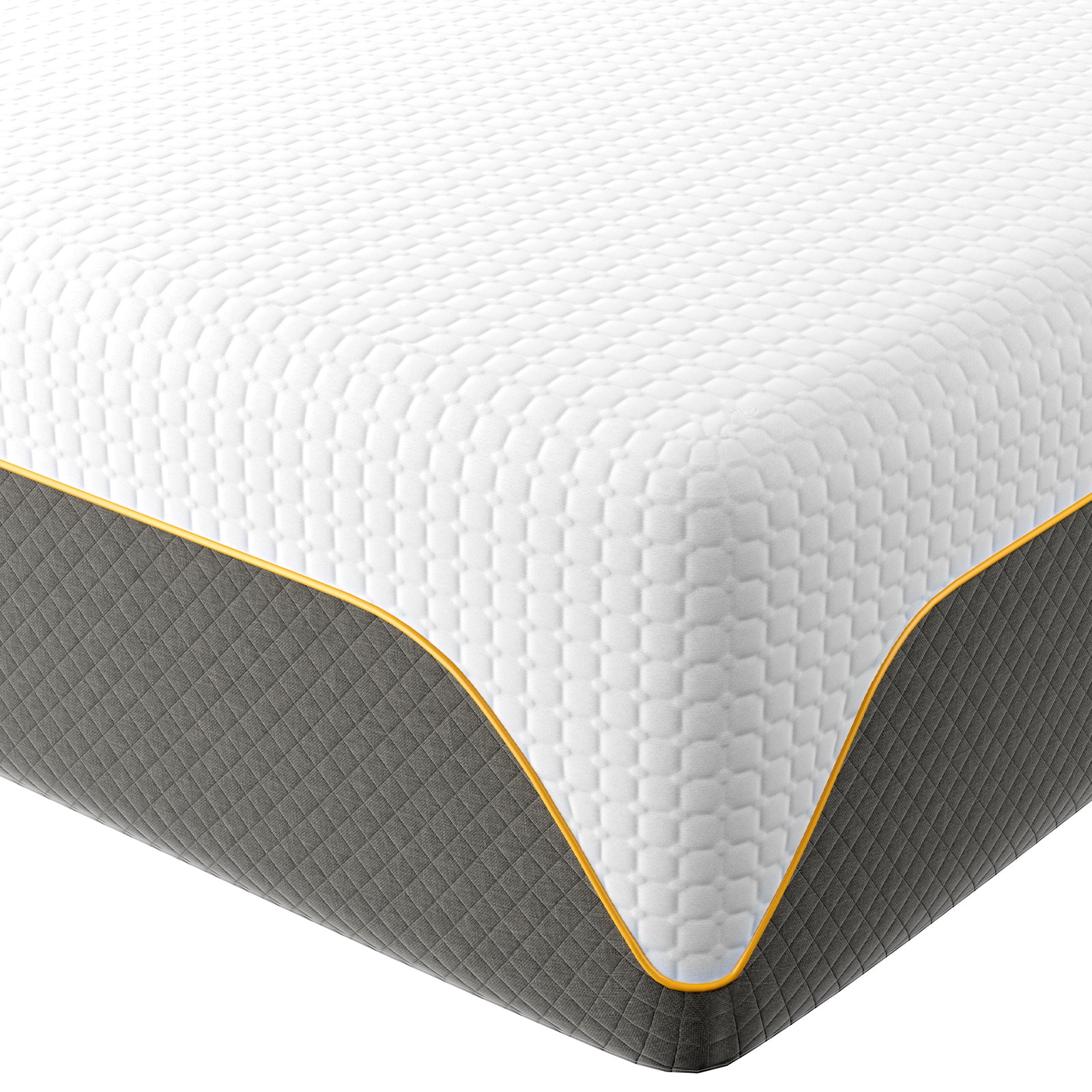 Memory Foam Mattress, 20CM Flippable Mattress with Soft Skin-friendly Fabric Cover