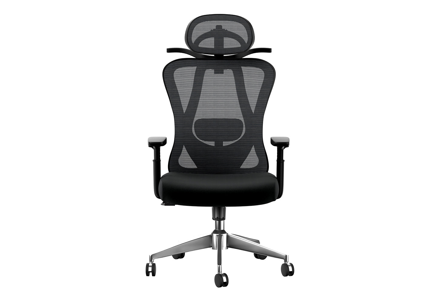 Ergonomic Mesh Office Chair High Back Home Office Desk Chair with Adjustable Headrest, Armrests, Lumbar Support