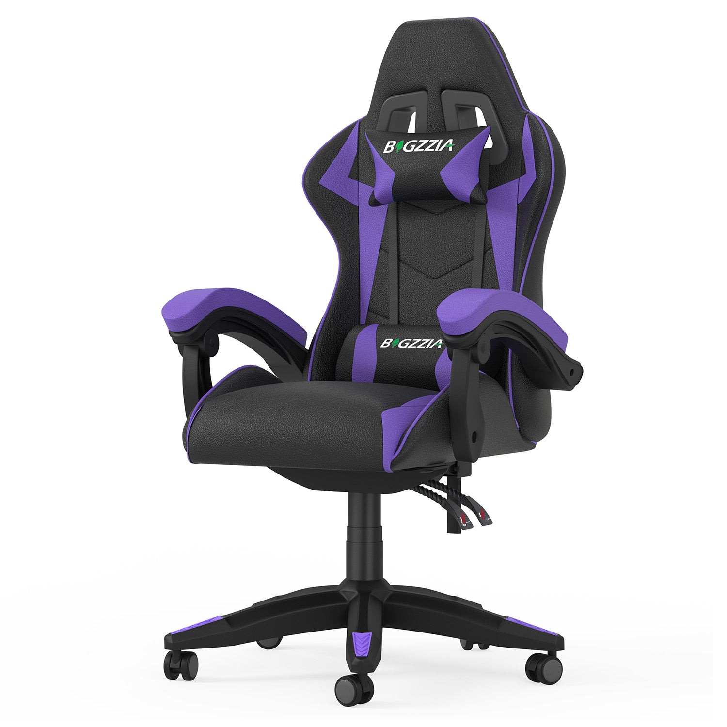 Gaming Chair Ergonomic Design with Headrest and Lumbar Pillow Rotatable Home PU Leather Office Chair