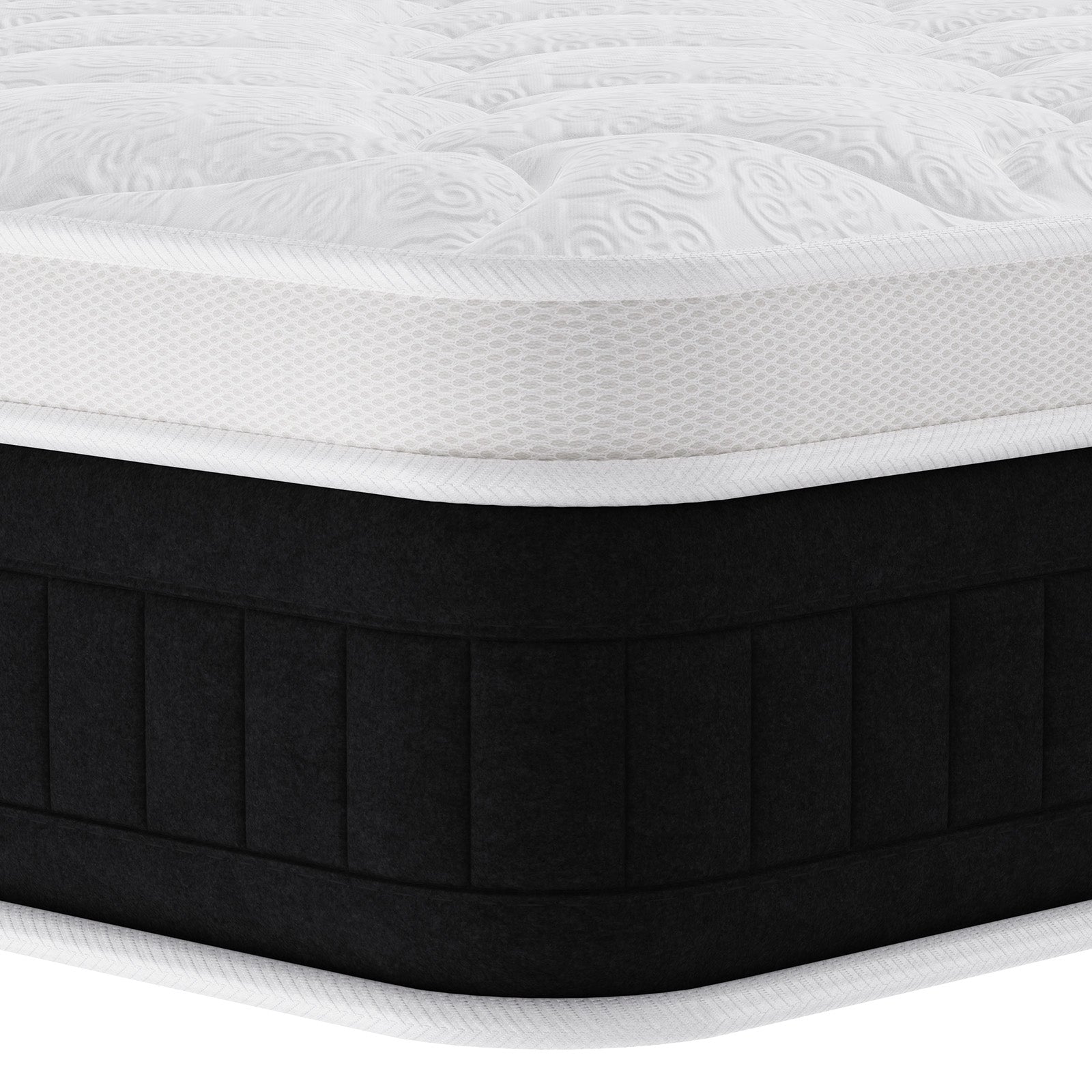 Pocket Spring Mattress with Memory Foam 25CM Hybrid Mattresses Medium Firm Edge Support