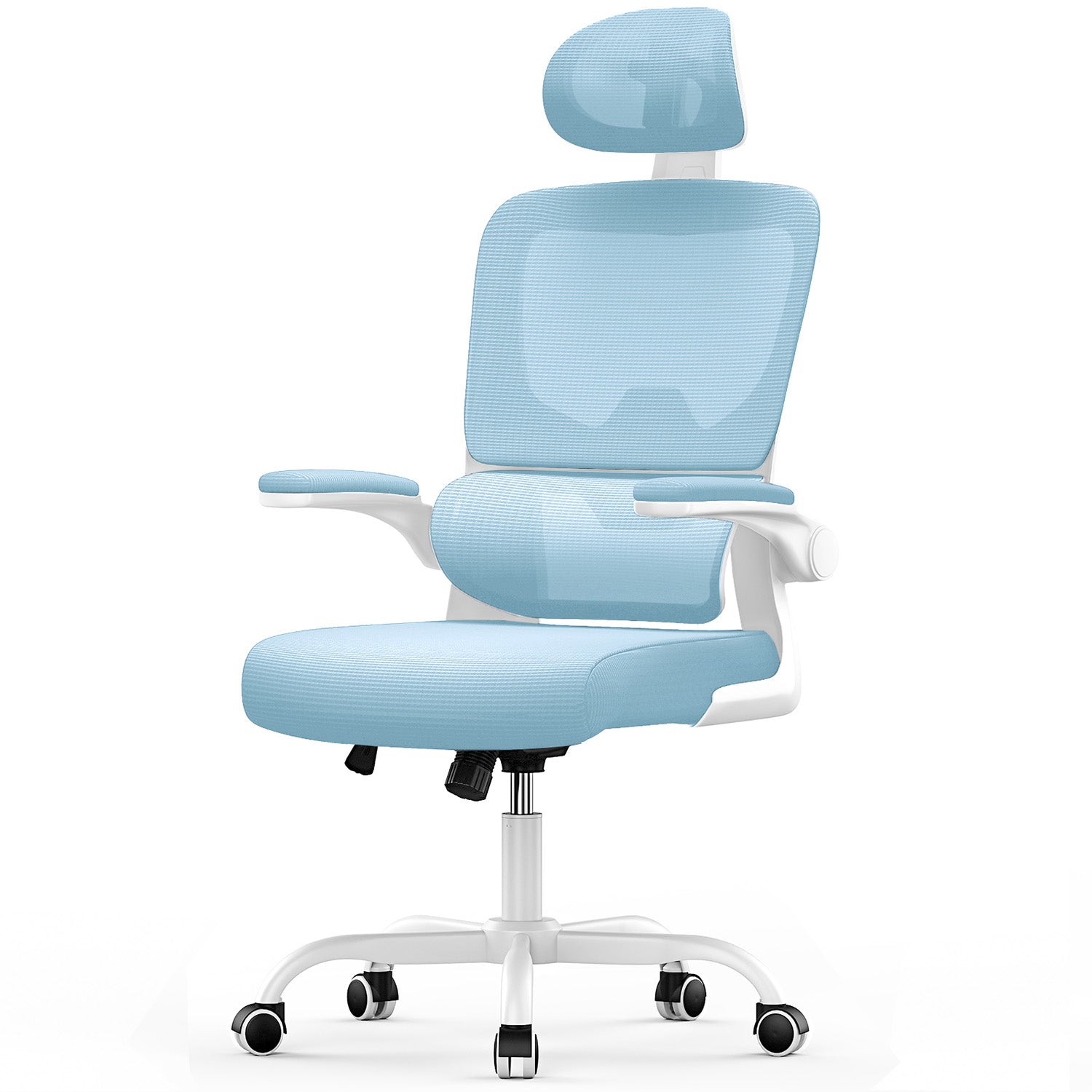 Office Chair Ergonomic Desk Chair, Executive Swivel Computer Chair with Padded Seat Cushion for Home/Office, Max Load 150kg