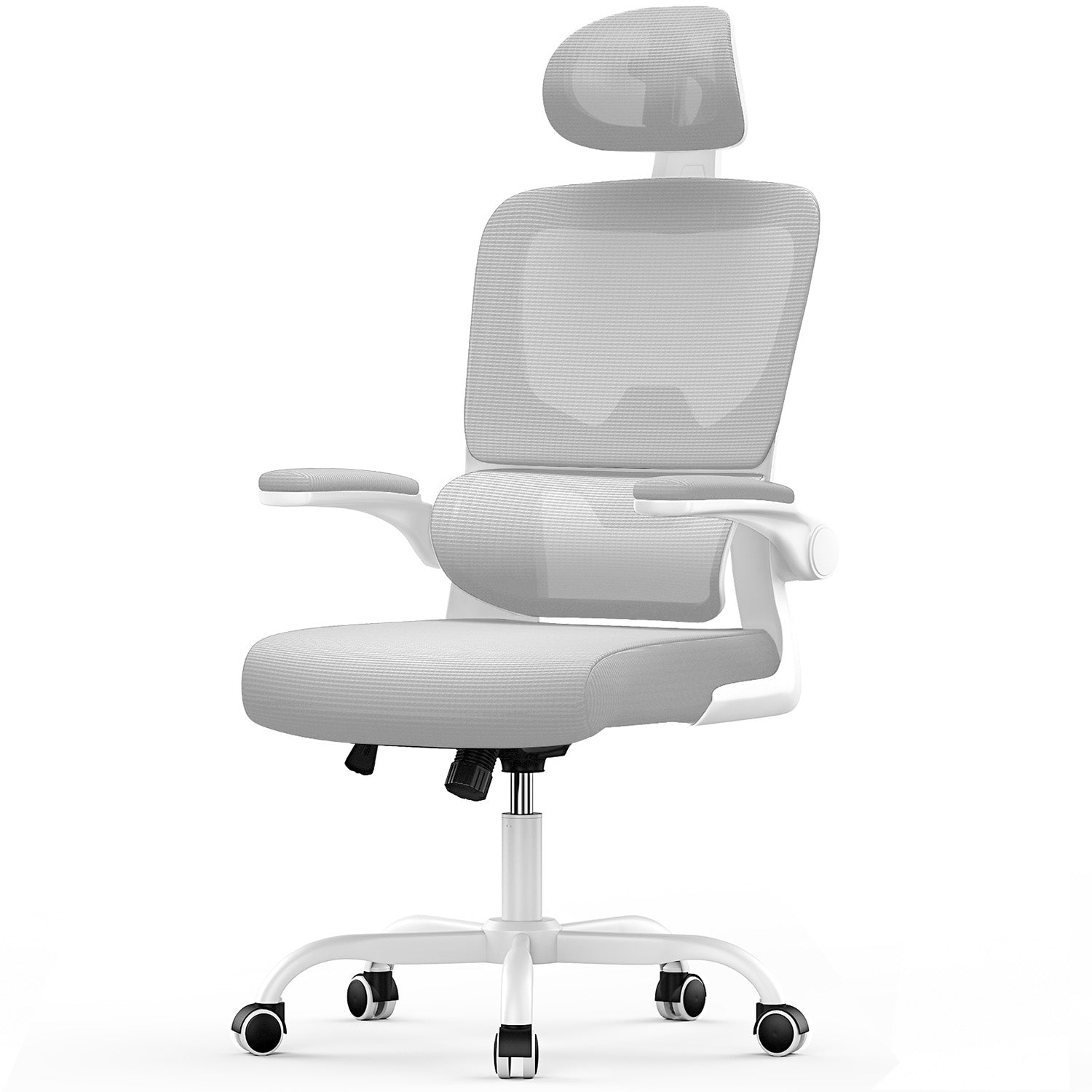 Office Chair Ergonomic Desk Chair, Executive Swivel Computer Chair with Padded Seat Cushion for Home/Office, Max Load 150kg