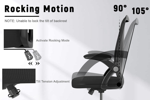 Desk chair deals tilt adjustment